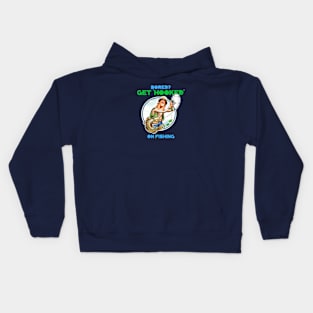 Bored?  Get Hooked on Fishing Kids Hoodie